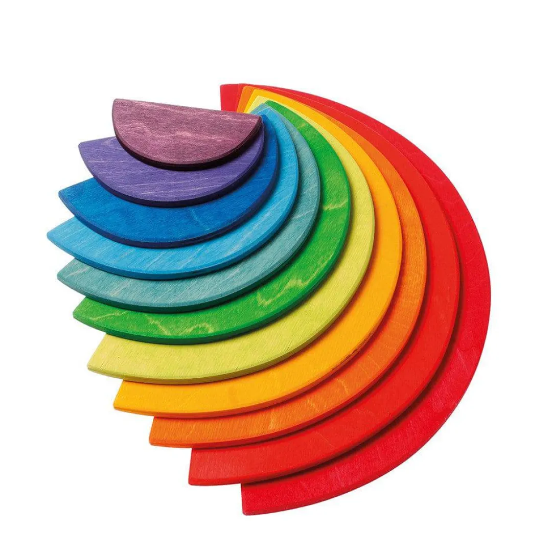 Grimm's Spiel u0026 Holz 12-24 Months|Marble & Ball Runs < Wooden Semicircle Building Set