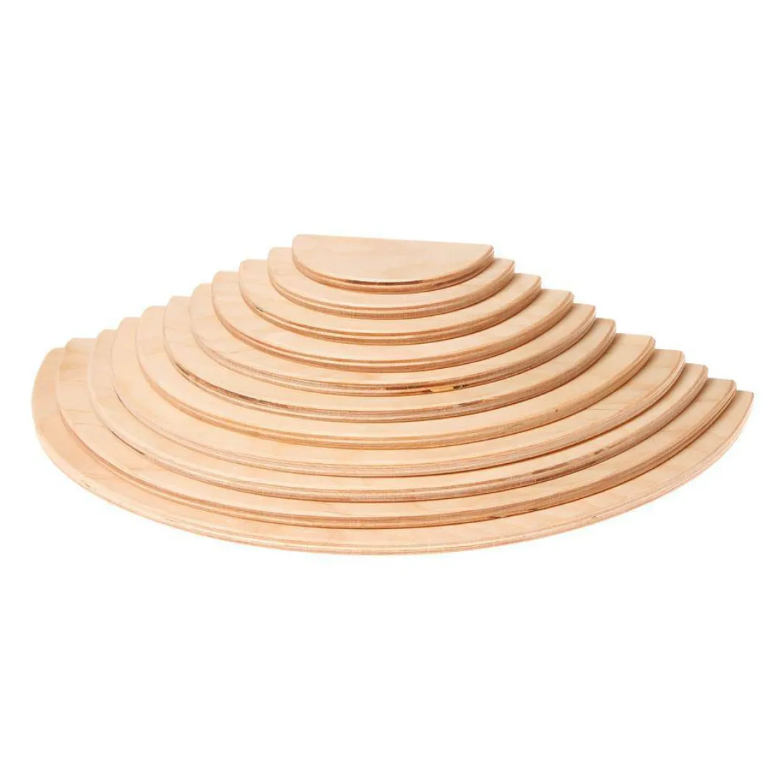 Grimm's Spiel u0026 Holz 12-24 Months|Marble & Ball Runs < Wooden Semicircle Building Set