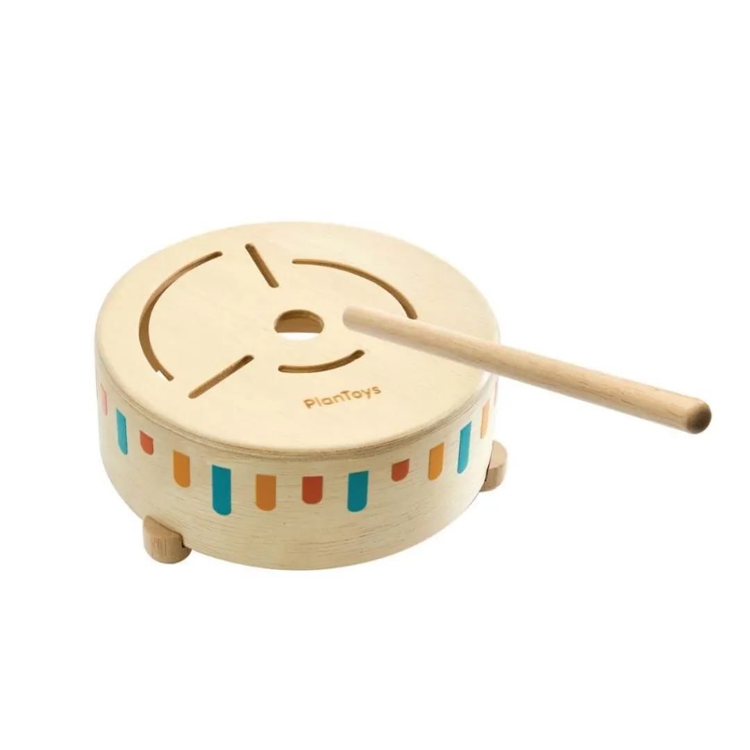 PlanToys Wooden Toys|2 Years < Wooden Sensory Drum