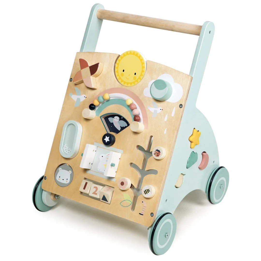 Tender Leaf Toys 12-24 Months|Baby Walkers & Pull Toys < Wooden Sunshine Baby Activity Walker