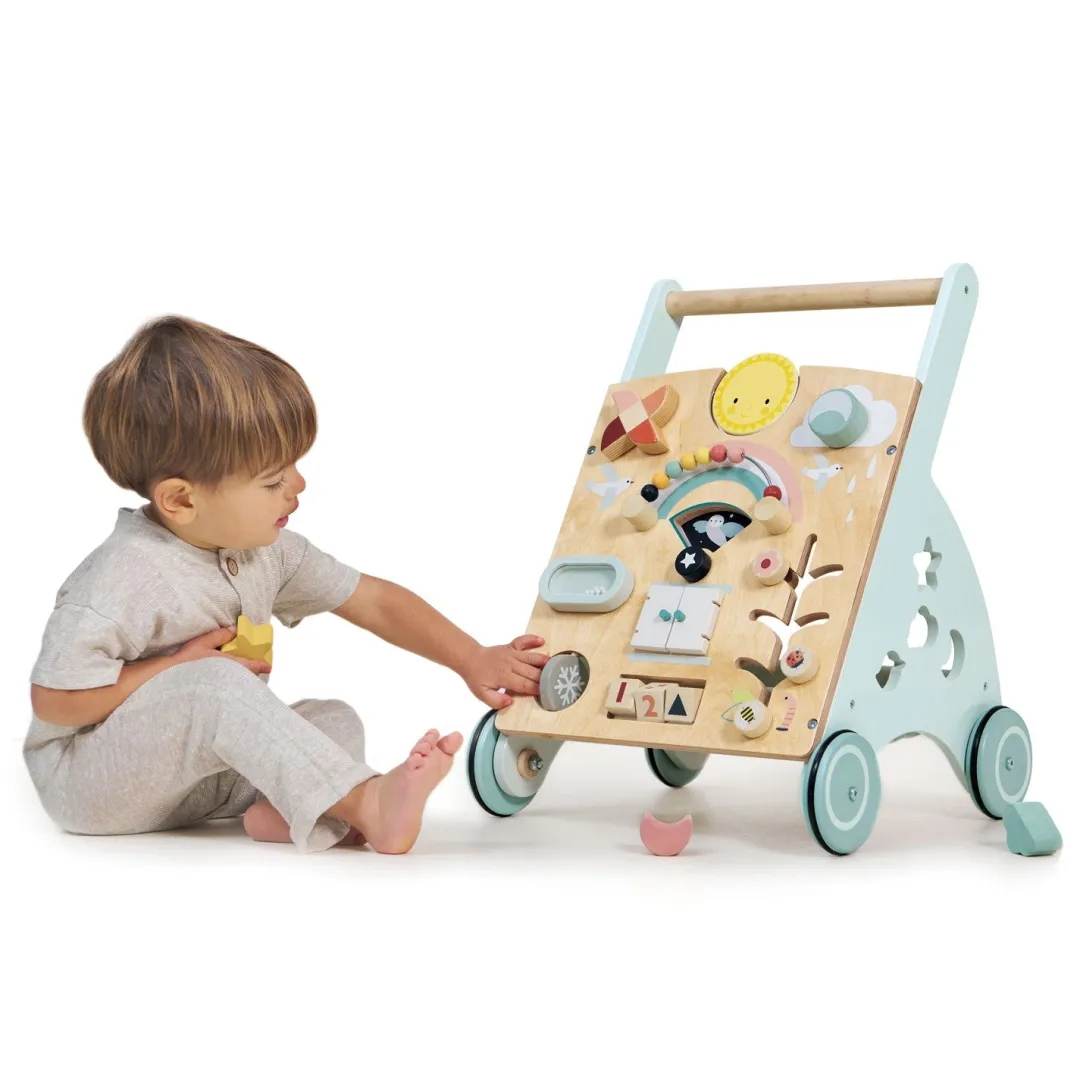 Tender Leaf Toys 12-24 Months|Baby Walkers & Pull Toys < Wooden Sunshine Baby Activity Walker