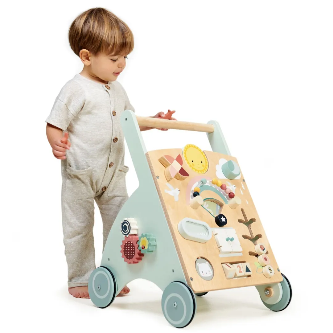 Tender Leaf Toys 12-24 Months|Baby Walkers & Pull Toys < Wooden Sunshine Baby Activity Walker