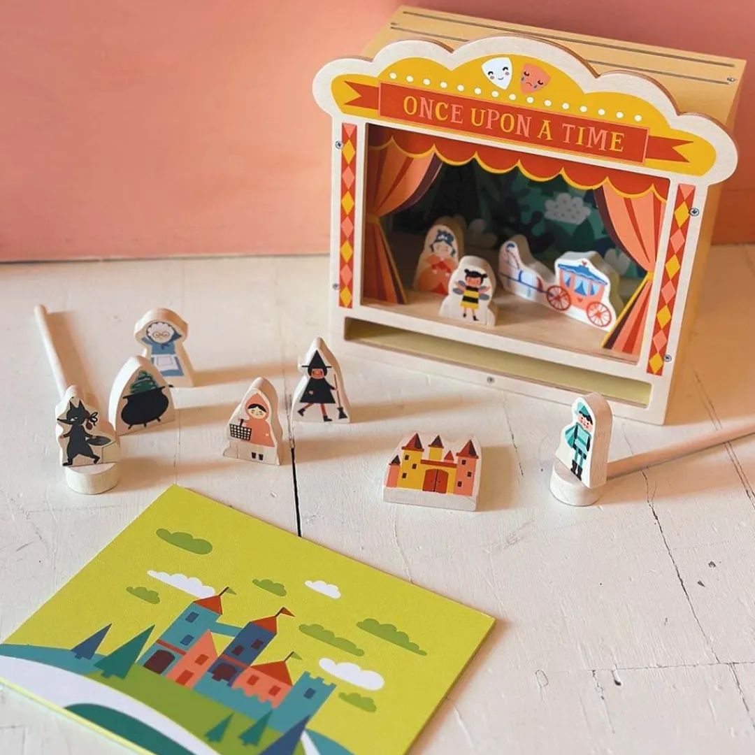 Mentari Wooden Toys|4 Years < Wooden Tabletop Theatre