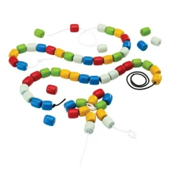 PlanToys Early Learning|4 Years < Wooden Threading Beads Set