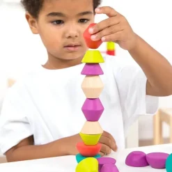 Miniland Wooden Toys|Early Learning < Wooden Towering Building Set