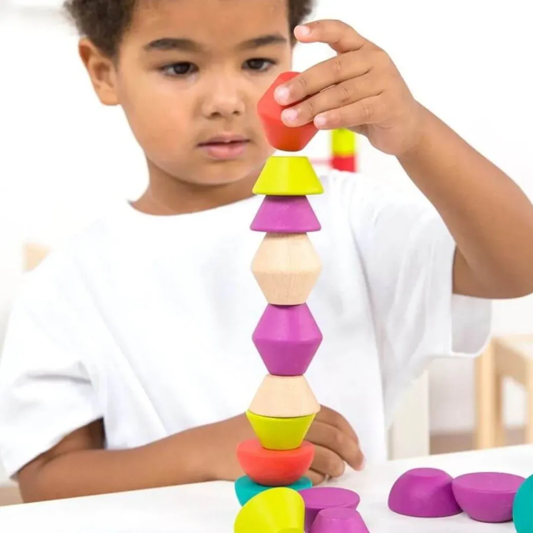 Miniland Wooden Toys|Early Learning < Wooden Towering Building Set