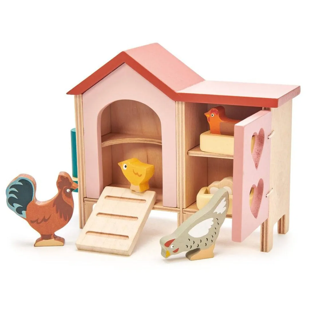 Tender Leaf Toys Wooden Toys|4 Years < Wooden Toy Chicken Coop
