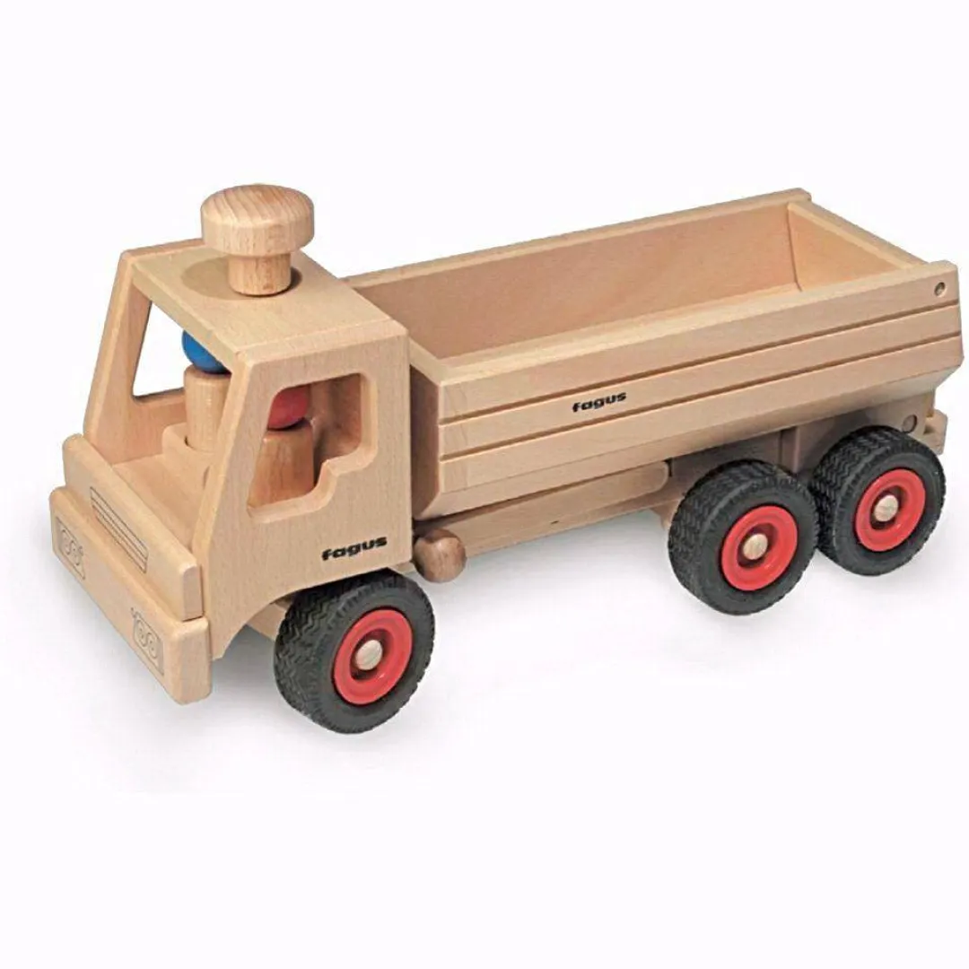Fagus 4 Years|3 Years < Wooden Toy Tipper Dump Truck