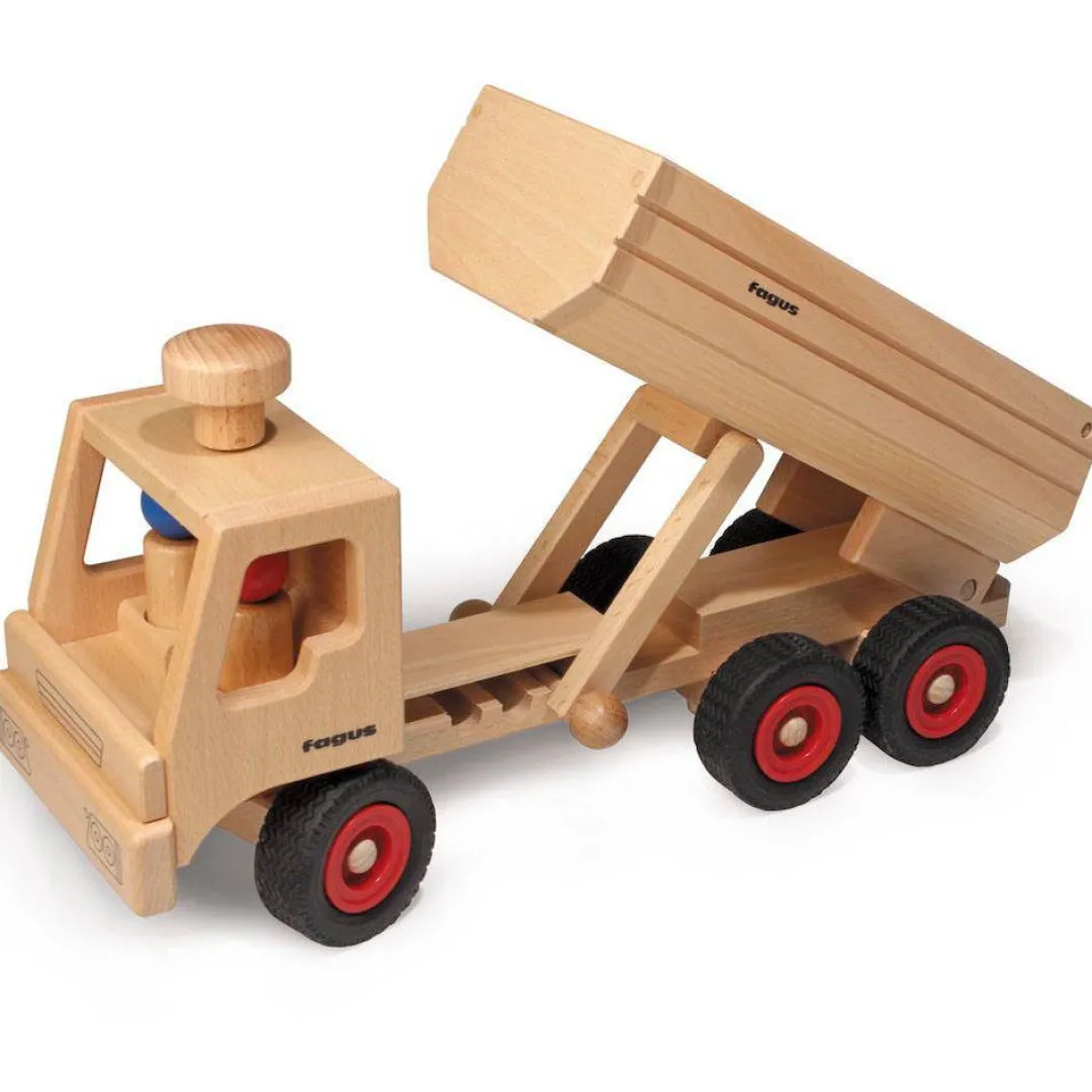 Fagus 4 Years|3 Years < Wooden Toy Tipper Dump Truck