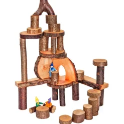 Magic Wood Fairies & Gnomes|Wooden Toys < Wooden Tree Branch Eco-Blocks - 36 Piece Set