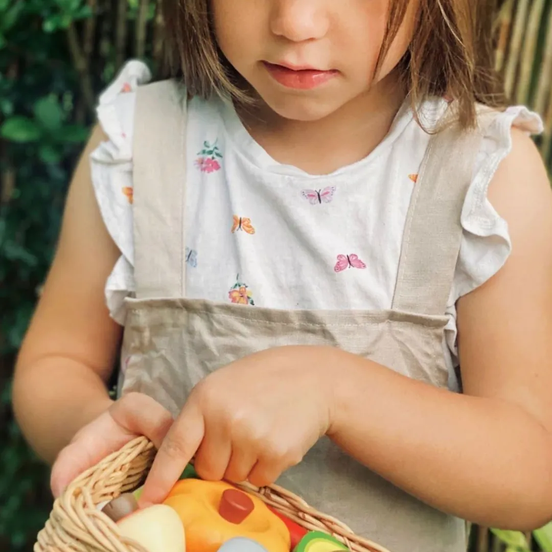 Tender Leaf Toys Wooden Toys|4 Years < Wooden Veggie Basket