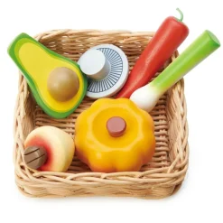 Tender Leaf Toys Wooden Toys|4 Years < Wooden Veggie Basket