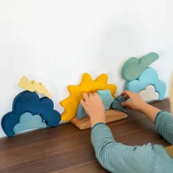 Grimm's Spiel u0026 Holz Summer Nature Table|Wooden Toys < Wooden Weather Building Set