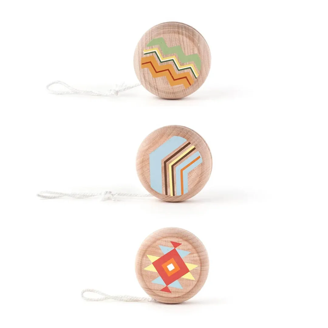 Kikkerland Design Outdoor Toys|4 Years < Wooden Yo Yo