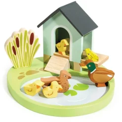 Tender Leaf Toys Wooden Toys|4 Years < Woodland Duck Pond Playset
