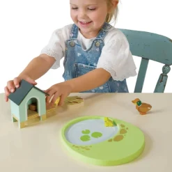 Tender Leaf Toys Wooden Toys|4 Years < Woodland Duck Pond Playset