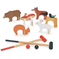 Tender Leaf Wooden Toys|4 Years < Woodland Indoor Croquet Set