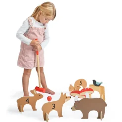 Tender Leaf Wooden Toys|4 Years < Woodland Indoor Croquet Set