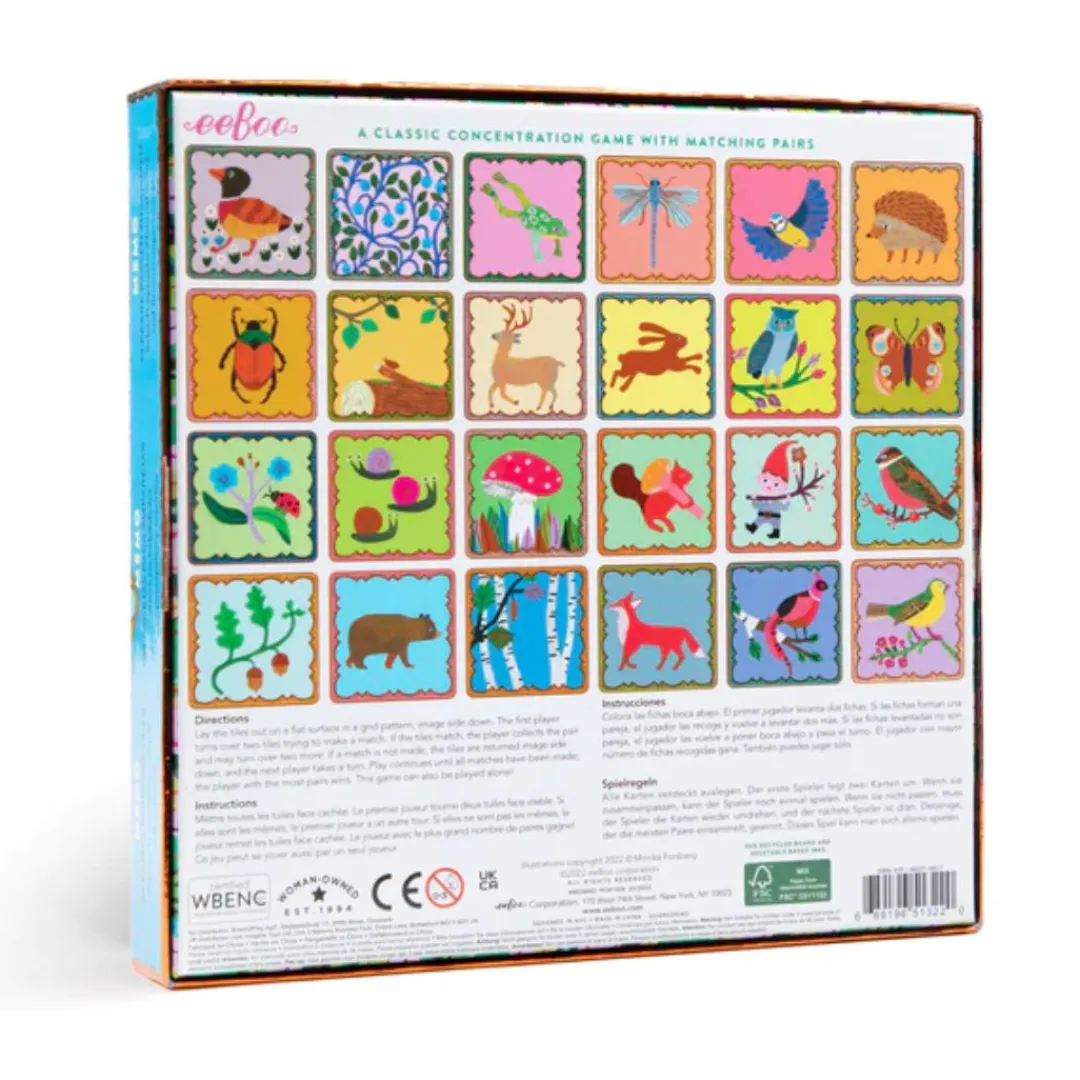 eeBoo 6 Years|Games < Woodland Memory and Matching Game