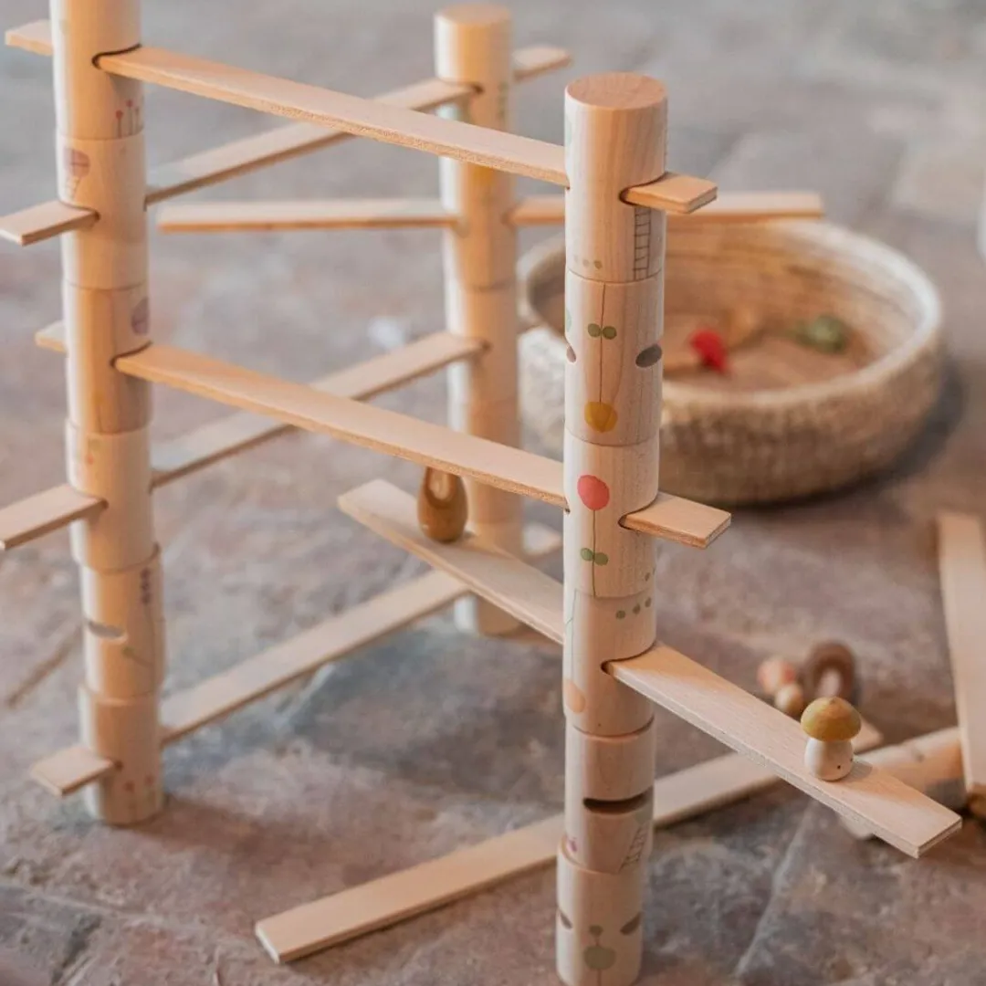 Grapat Wooden Toys|4 Years < Woodland Stacking Tower Set