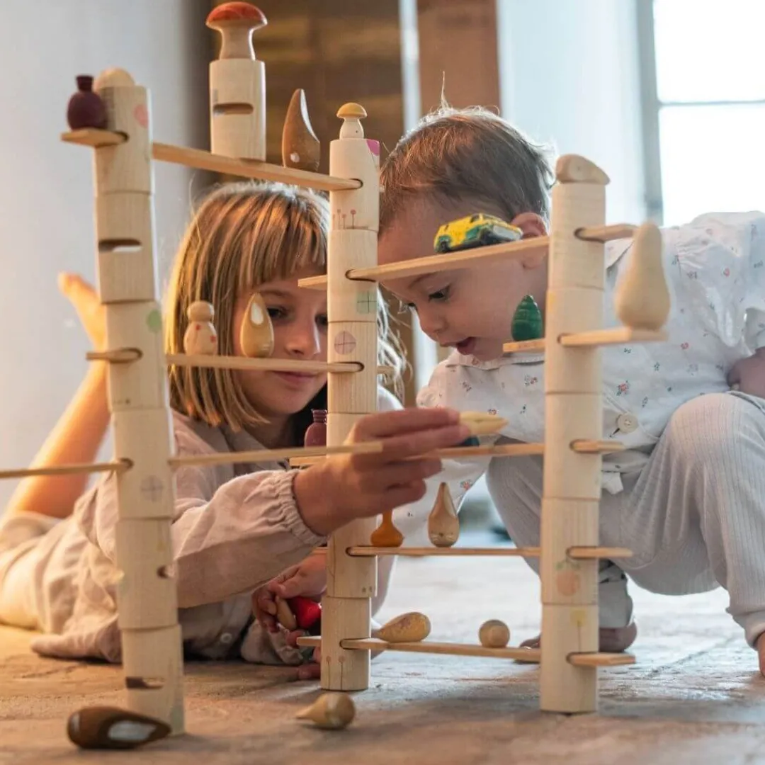 Grapat Wooden Toys|4 Years < Woodland Stacking Tower Set