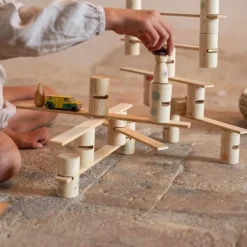 Grapat Wooden Toys|4 Years < Woodland Stacking Tower Set