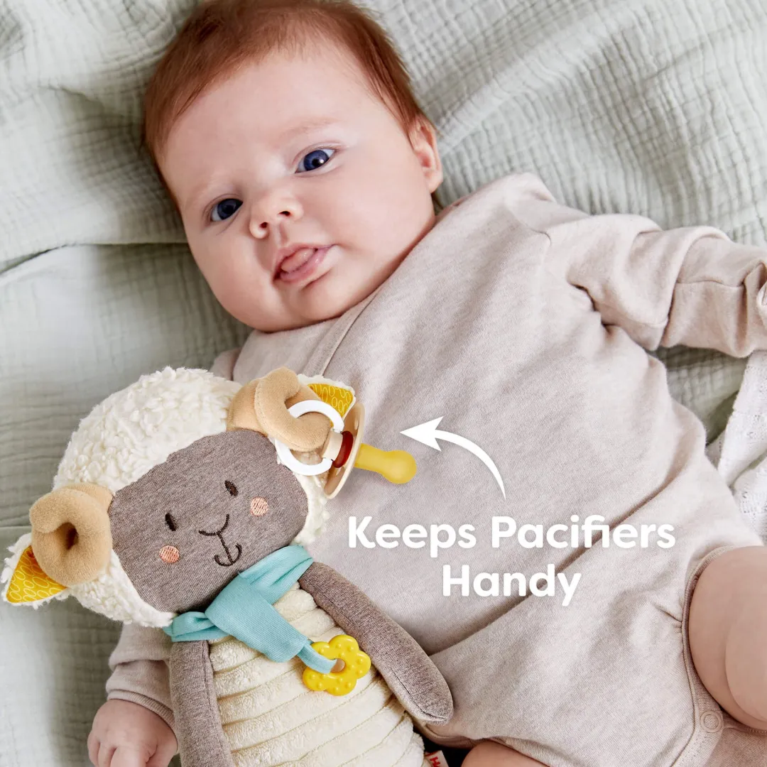 HABA 12-24 Months|3 Years < Woolbert the Ram Cuddly Baby Sensory Toy