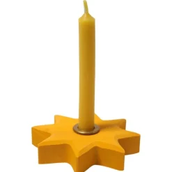Grimm's Spiel u0026 Holz Wooden Toys|Waldorf Home < Yellow Star Candle Holder