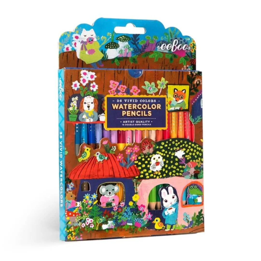 eeBoo 4 Years|3 Years < Yumi's Mushrooms Watercolor Pencils