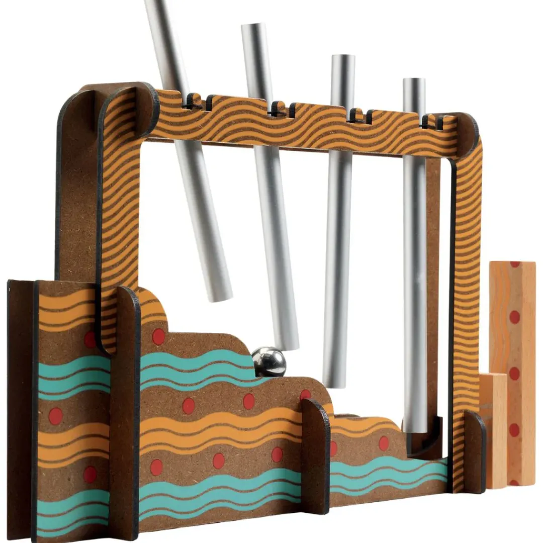 Djeco Marble & Ball Runs|Wooden Toys < Zig & Go Wooden Music Building Game - 52 Piece Set
